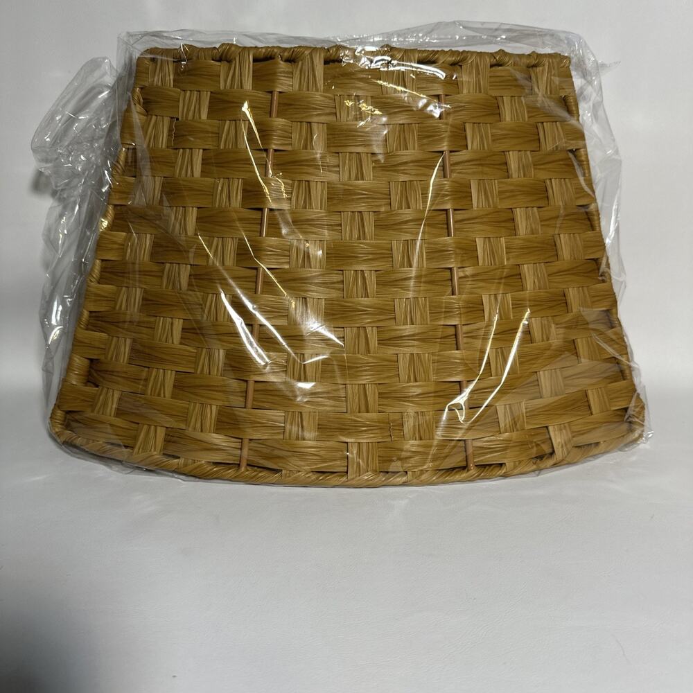 Imitation Rattan Christmas Tree Collar New In Box Never Used Holiday Decor - Picture 3 of 6